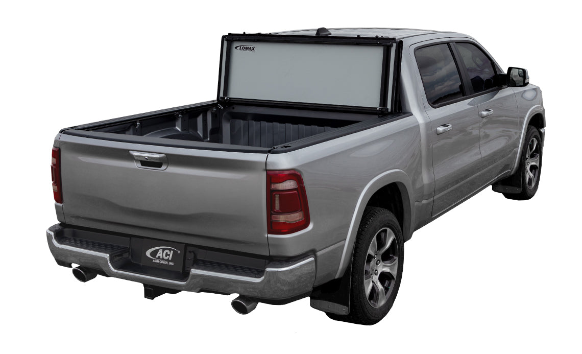 LOMAX 2019-2024 Dodge Ram 2500 3500 6' 4" Box Black Urethane Split Tonneau Cover G3040069