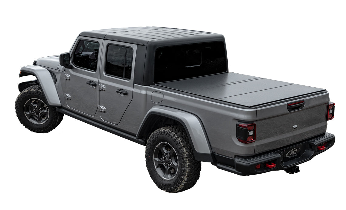 LOMAX 2020-2024 Jeep Gladiator 5' Box Matte Black Single Tonneau Cover B1070019