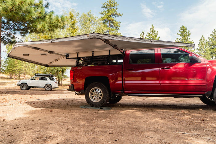 Body Armor Sky Ridge 270XL Awning Passenger Side With Mounting Brackets Smooth Grey 20027