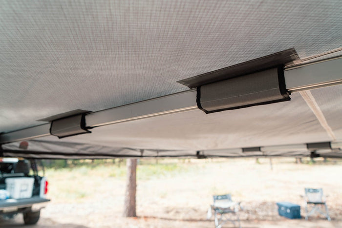 Body Armor Sky Ridge 270XL Awning Passenger Side With Mounting Brackets Smooth Grey 20027