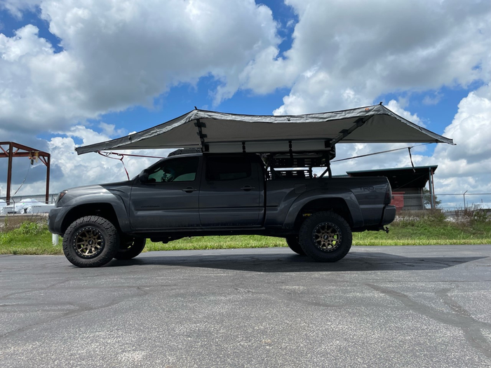 Body Armor Sky Ridge 180XL Awning With Mounting Brackets Smooth Grey 20025
