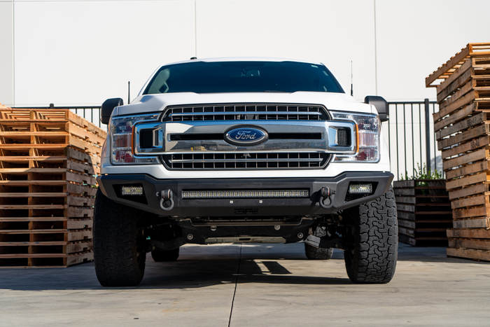 Body Armor 2018-2020 Ford F-150 Ambush Non-winch Excluded Raptor Front Bumper Light Texture Black FD-19342