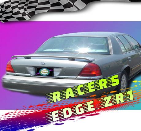 RacersEdgeZR1 2003-2008 Mercury Grand Marquis Custom Style ABS Spoilers RE517N-0