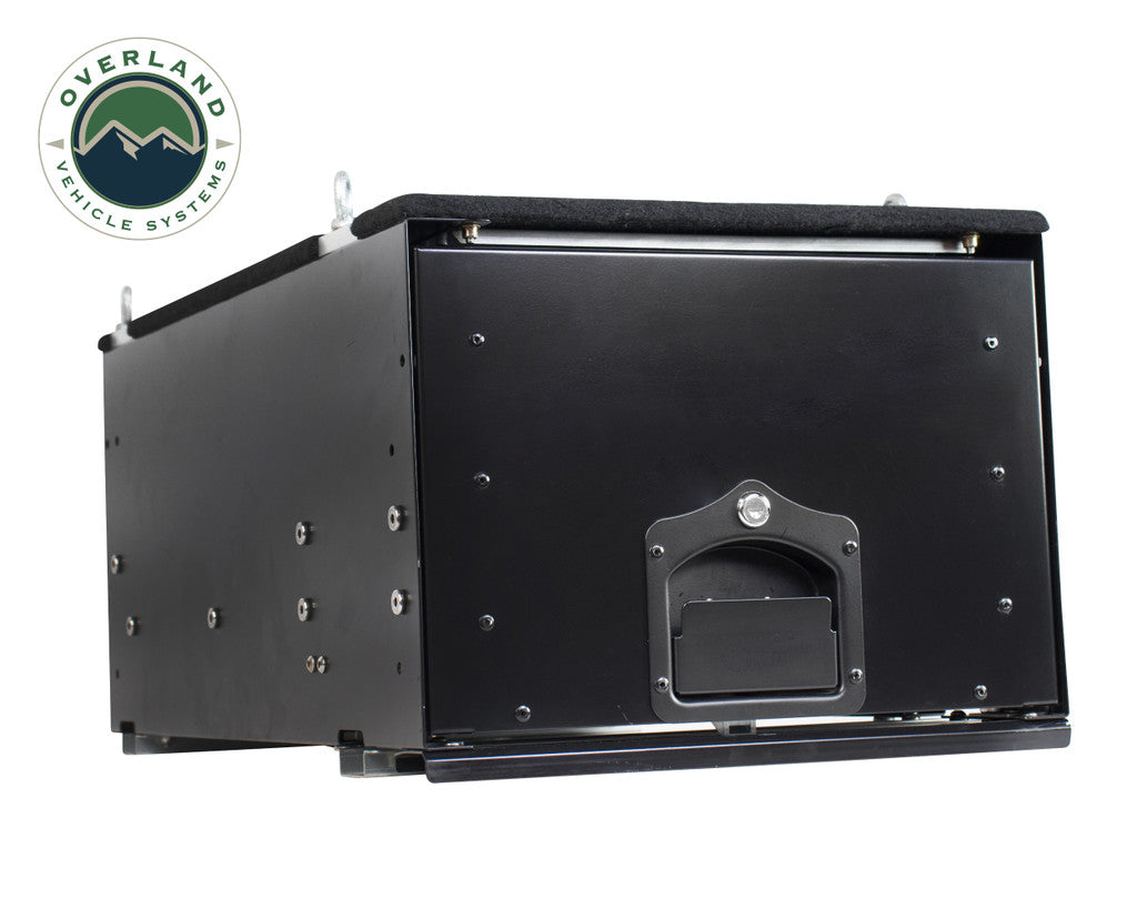 OVS Cargo Box With Slide Out Drawer Size Black Powder Coat 21010301