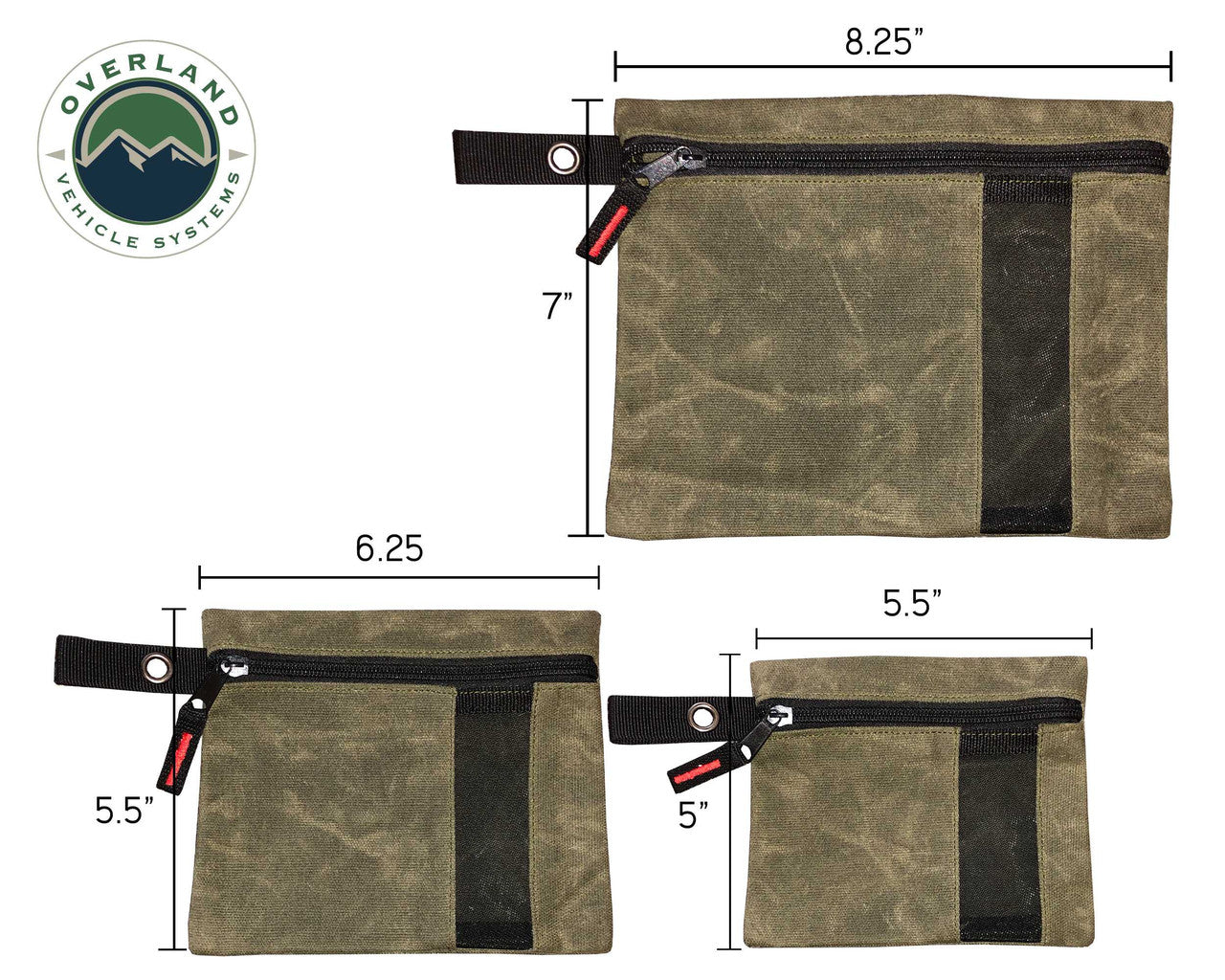 OVS Small Bag Set Of 3 #12 Waxed Canvas 21069941