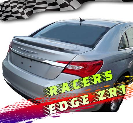 RacersEdgeZR1 2011-2014 Chrysler 200 Custom Style ABS Spoilers RE103N-5