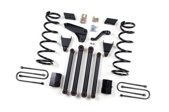 Zone OffRoad 2010-2012 Dodge Ram 2500 5 Inch Coil Spring Lift Kit ZOND18 4-1/8 axle