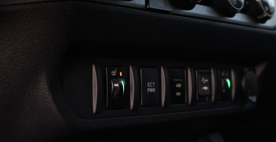 Rostra Accessories Seat Heater for Toyota Vehicles with Custom Control Switch 2501870-TOY