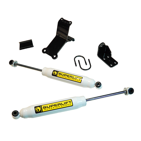 SUPERLIFT 2014-2022 Dodge Ram 2500 2013-2022 Ram 3500 4WD High Clearance Dual Steering Stabilizer Kit With Superlift Cylinders 92712