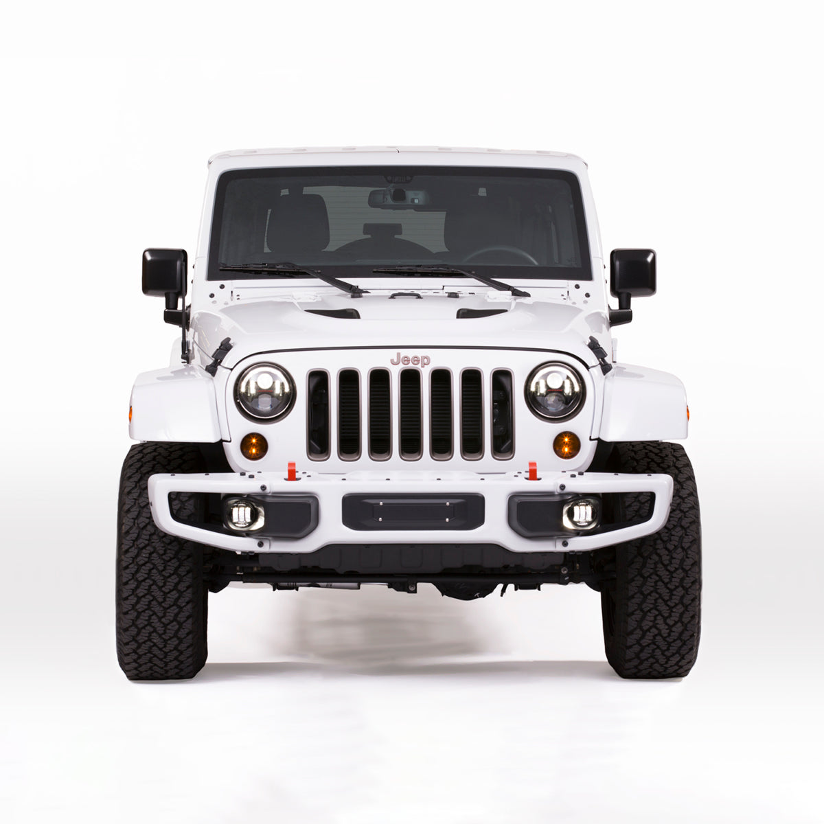 J.W Speaker 2007-2022 Jeep Wrangler JL Model 6145 J2 Series4" Round LED Fog Lights 557993