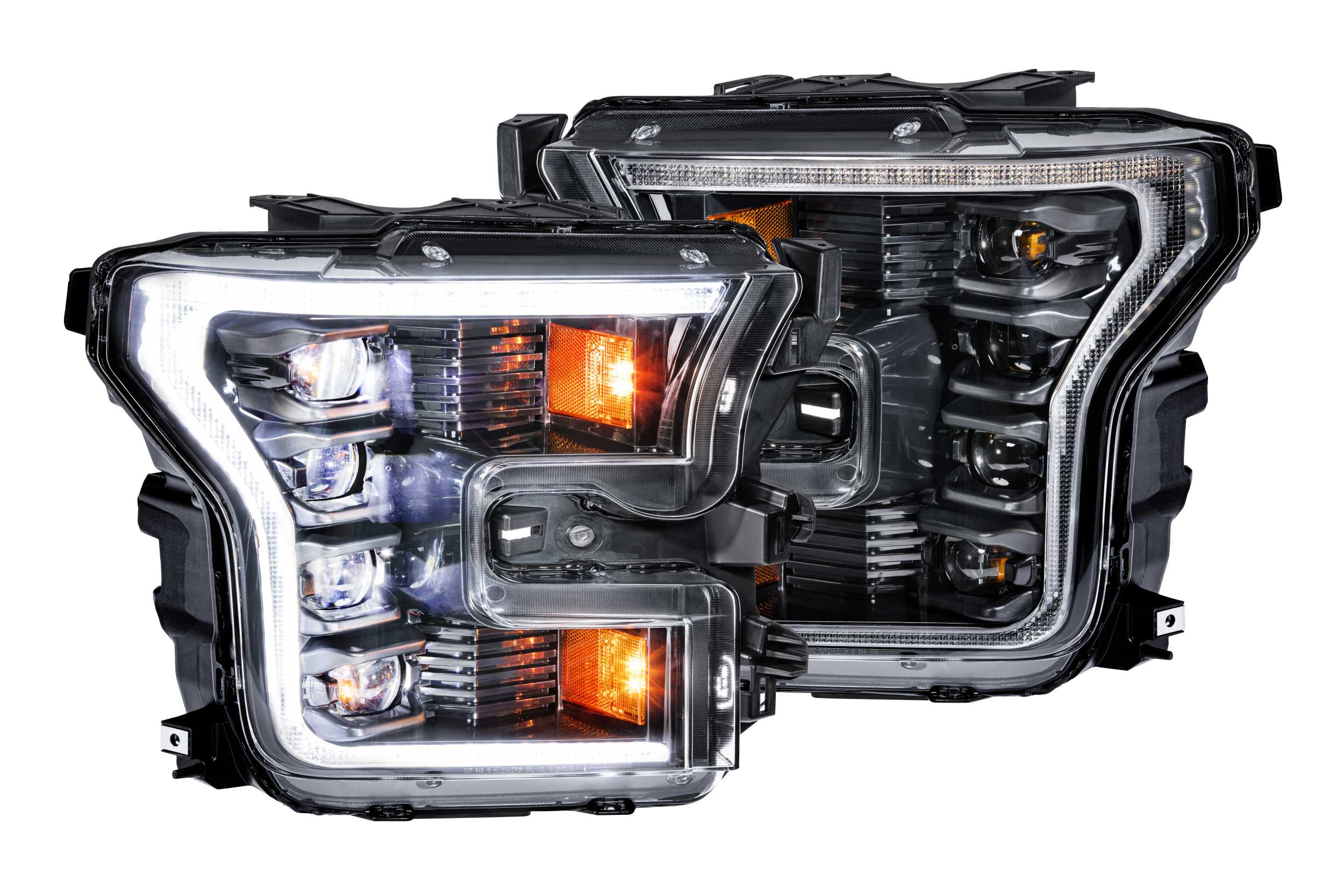 Morimoto 2015-2017 Ford F-150 2016-2020 Ford F-150 Raptor XB Led Headlights Pair Asm White Drl Gen 2 LF502.2-ASM