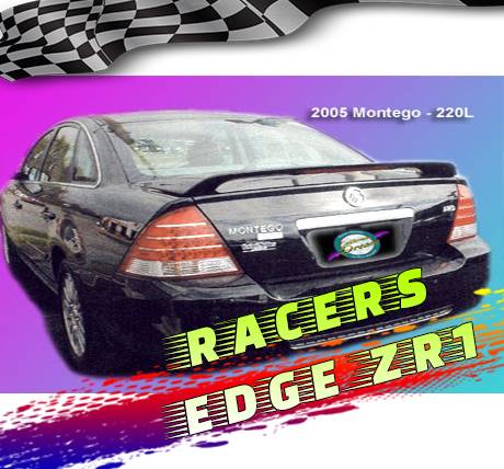 RacersEdgeZR1 2008-2009 Mercury Sable Custom Style ABS Spoilers RE220L-0