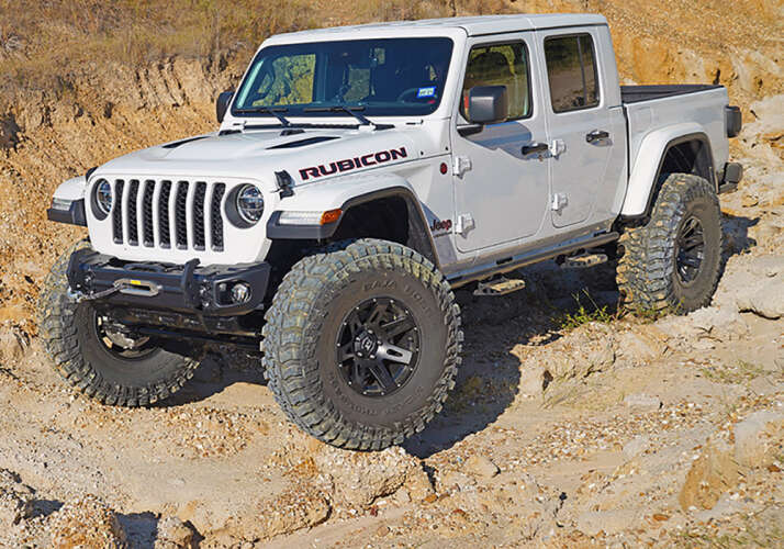 Superlift 2020-2022 Jeep Gladiator JT Rubicon 4WD 4in Dual Rate Coil Spring Lift Kit With Fox 2.0 Shocks K196F/86040X4