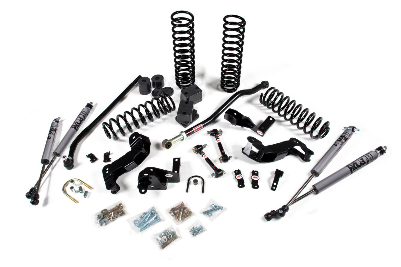 JKS 2007-2018 Jeep Wrangler JK 2dr J-Kontrol 3.5" Lift Kit With Fox 2.0 Performance Series Shocks JSPEC109KFP