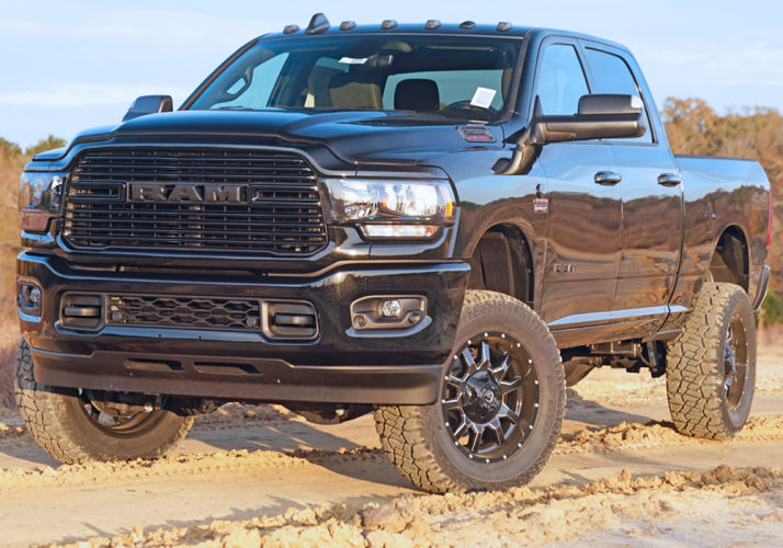 Superlift 2019-2022 Dodge Ram 2500 4WD Dsl 3.5" Lift Kit with Replacement Radius Arms with Shock Extensions non Power Wagon K195