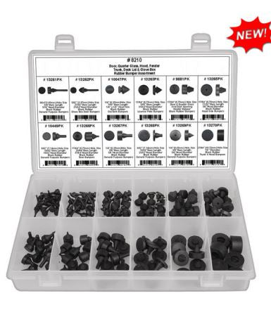 DISCO Shipped in 12 Hole Plastic Tray Rubber Bumper Assortments 8210