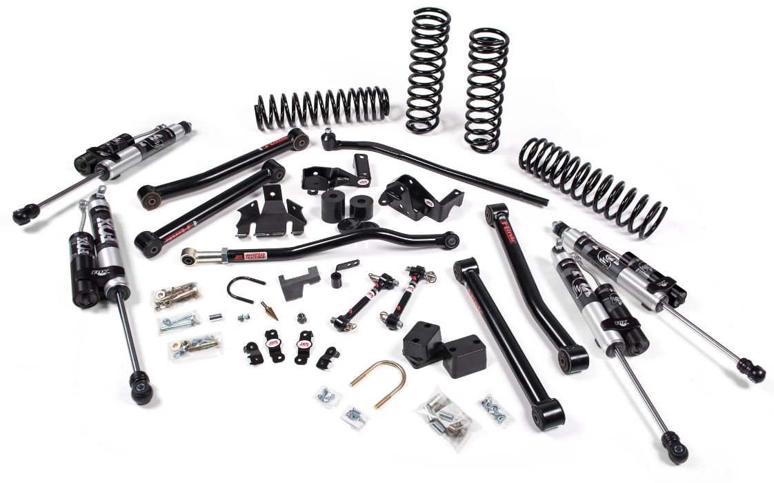 JKS 2007-2018 Jeep Wrangler JK 2Dr 3.5" J Konnect LiftKit With FOX remote Reservoir Shocks JSPEC114KFR