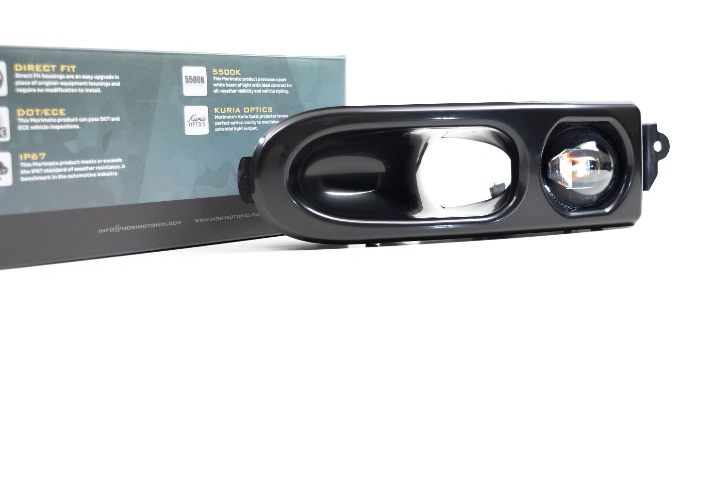 Morimoto 1994-1998 Porsche 911 993 XB Led Fog Lights Type Pair Paintable LF643