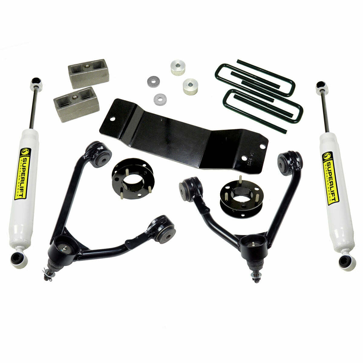 SUPERLIFT 2014-2019 Chevrolet Silverado GMC Sierra 1500 Lift Kit 3.5'' Aluminum Upper Arm 4Wd 3600