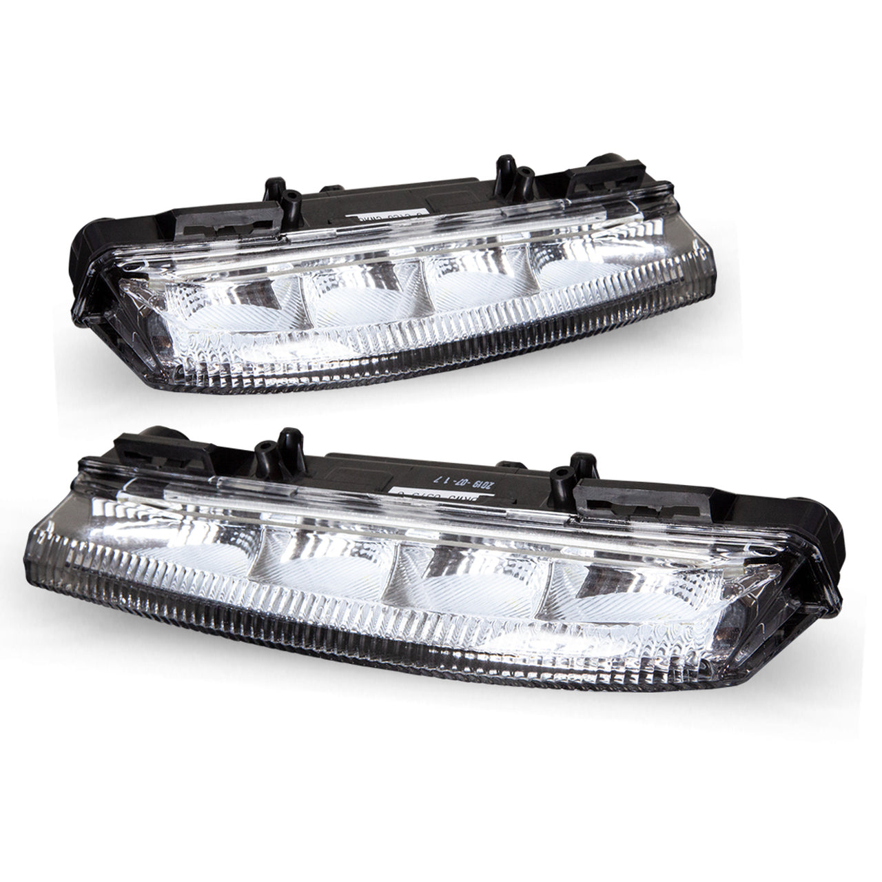 Winjet 2011-2014 Mercedes Benz C-Class Coupe 204 2009-2012 E-Class W212 S212 E-Class Coupe C207 A207 LED Day Time Running Light Clear WJ40-0575-09