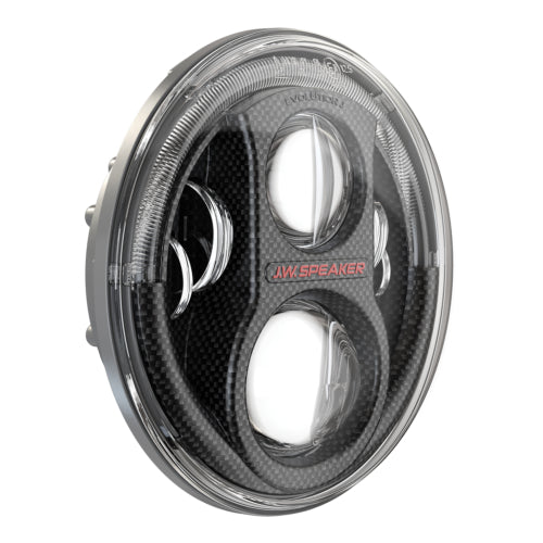 J.W Speaker 2007-2022 Jeep Wrangler JL Wrangler JL Unlimited Model 8700 Evolution J2 Series 7" Round LED Headlights 8200693