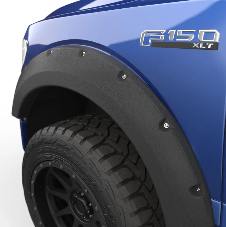 EGR 2015-2017 Ford F-150 4 Door Crew Extended Cab 2 Door Standard Cab Pickup Set Of 4 Baseline Bolt-style Fender Flares BLF1005