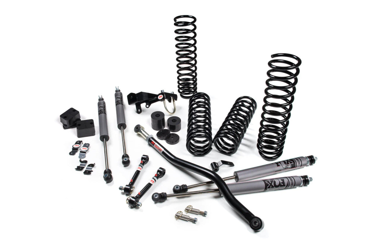 JKS 2007-2018 Jeep Wrangler JK 4dr J-Venture 2.5" Lift Kit With Fox 2.0 Performance Series Shocks JSPEC102KFP