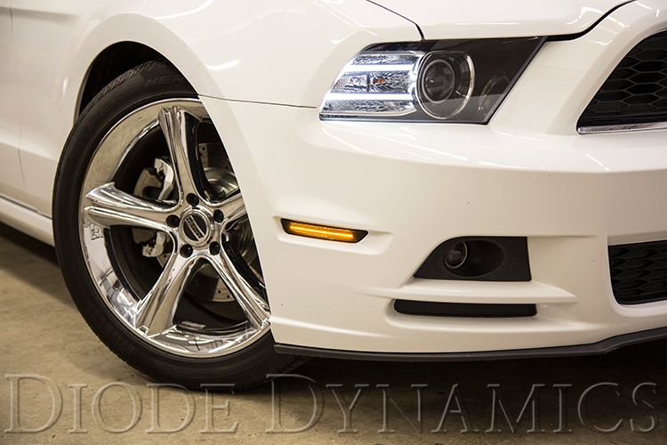 Diode Dynamics 2010-2014 Ford Mustang LED Sidemarkers Clear Set DD5058