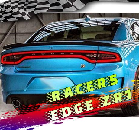 RacersEdgeZR1 2011-2014 Dodge Charger Hellcat Custom Style ABS Spoilers RE577N-1