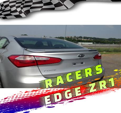 RacersEdgeZR1 2014 KIA Forte Custom Style ABS Spoilers RE212N-1
