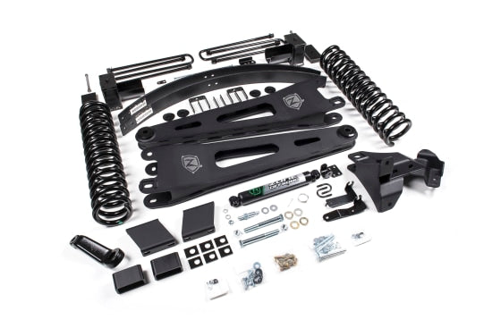 Zone OffRoad 2017-2019 Ford F250 F350 6in Diesel 2 Leaf Main Dual Stabilizer Suspension System ZONF88