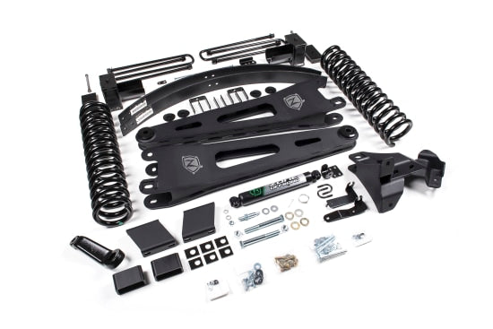 Zone OffRoad 2017-2019 Ford F250 F350 6in Diesel 3 Leaf Main Dual Stabilizer Suspension System ZONF89