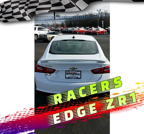 RacersEdgeZR1 2016 Chevrolet Malibu Custom Style ABS Spoilers RE162N-2