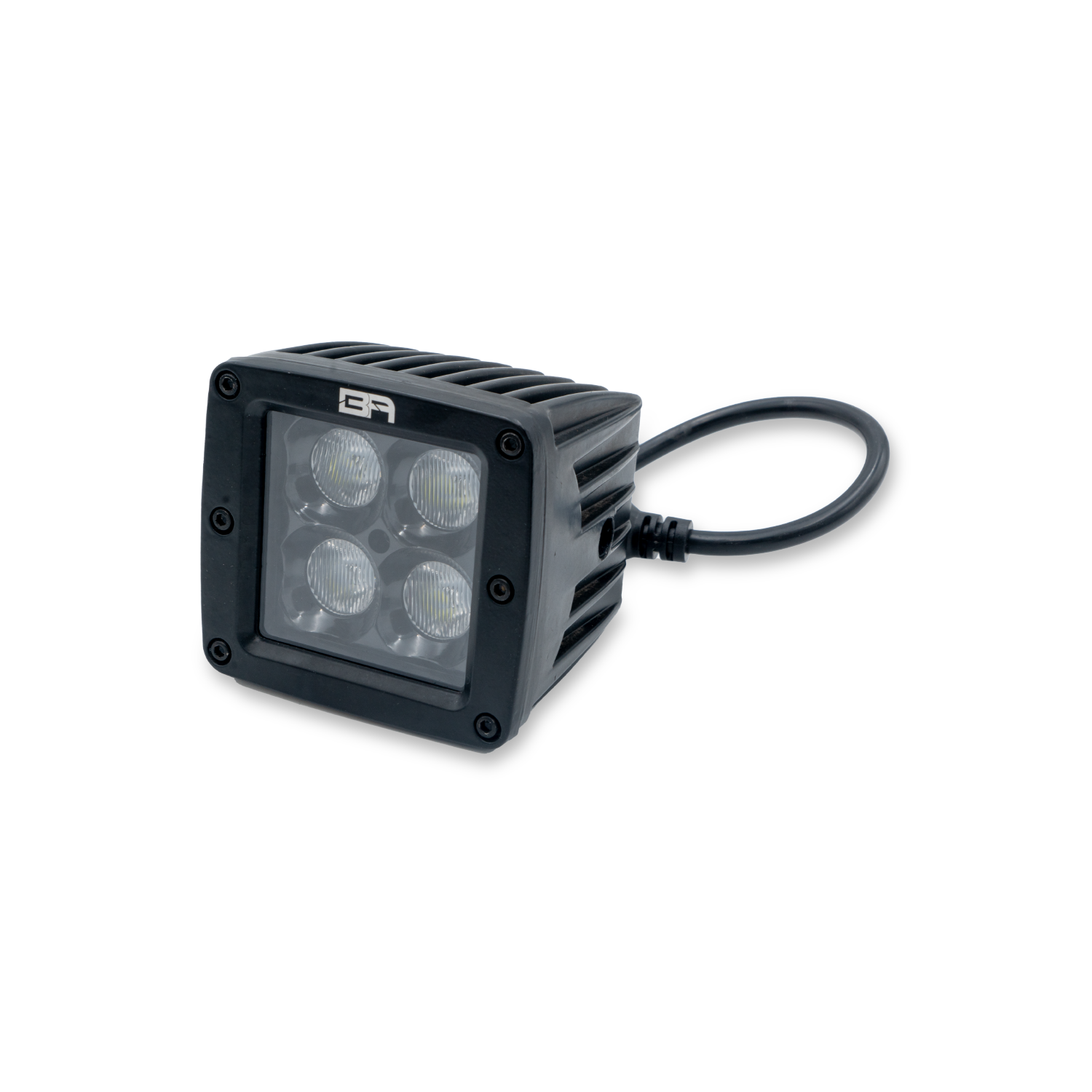 Body Armor Blackout Led Cube Flood Light Smooth Black 30043