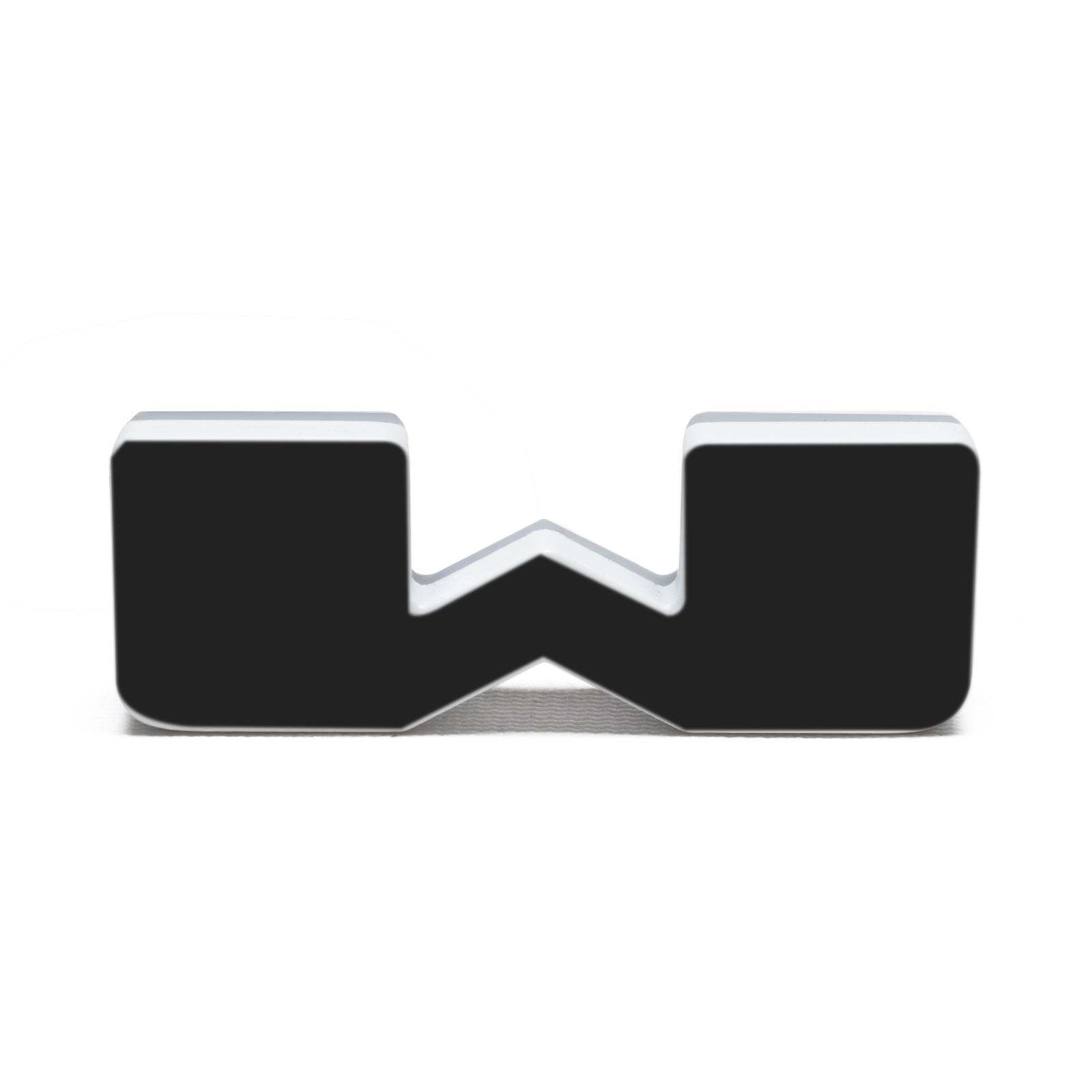 Oracle Lighting Universal Illuminated LED Letter Badges W Matte Black Surface Finish 3141-W-001