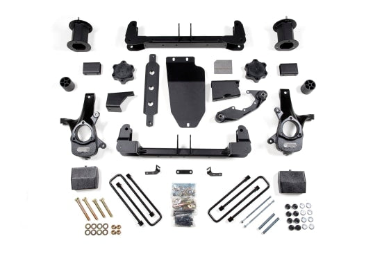 Zone OffRoad 2014-2018 Chevrolet Silverado 1500 GMC Sierra 1500 4WD 6.5 Inch Lift Kit Aluminium Stamped Arms ZONC26