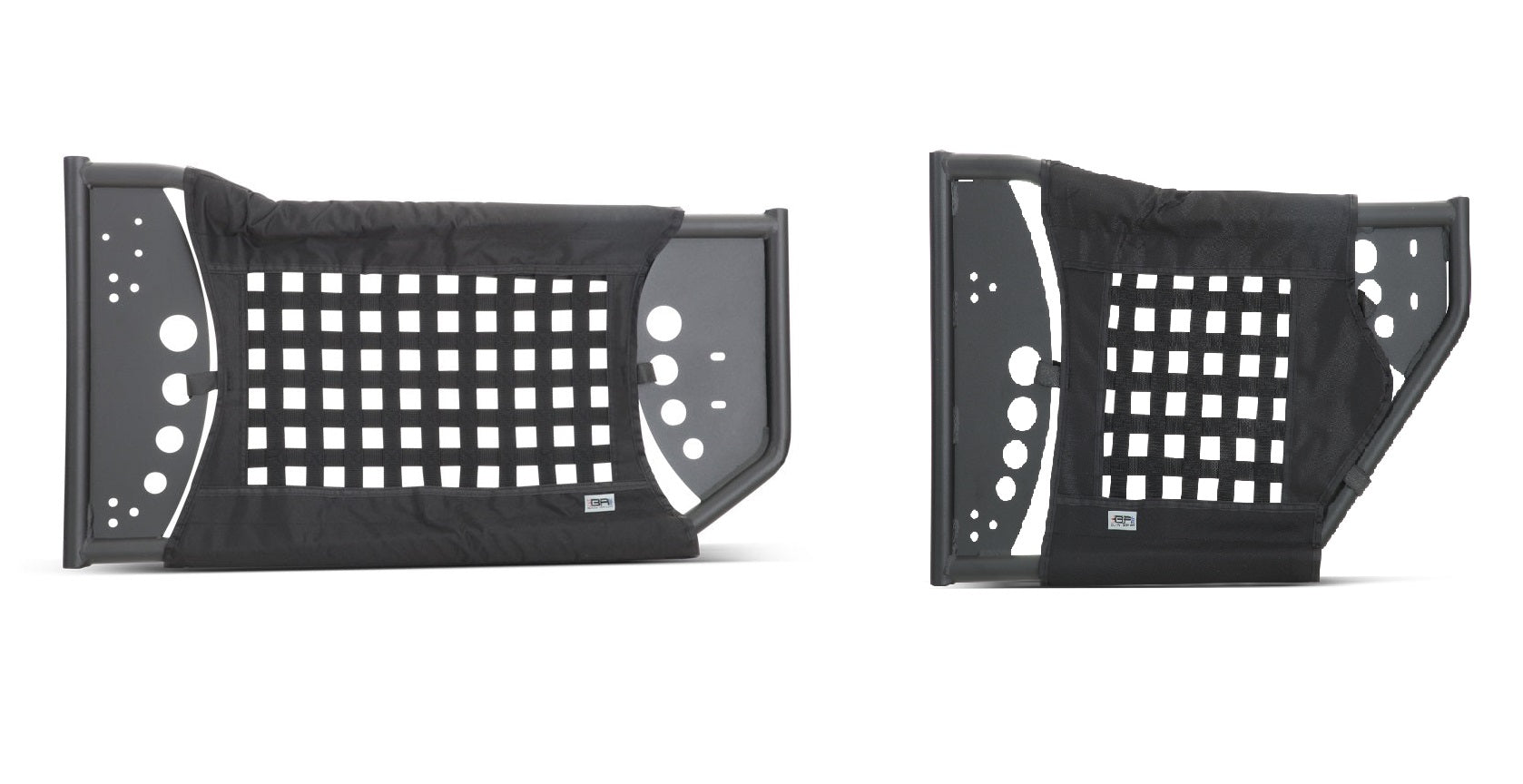 Body Armor 2018-2023 Jeep Wrangler JL 2019-2023 Gladiator JT Traildoors Front and Rear Pair Black JL-6149 & JL-6150