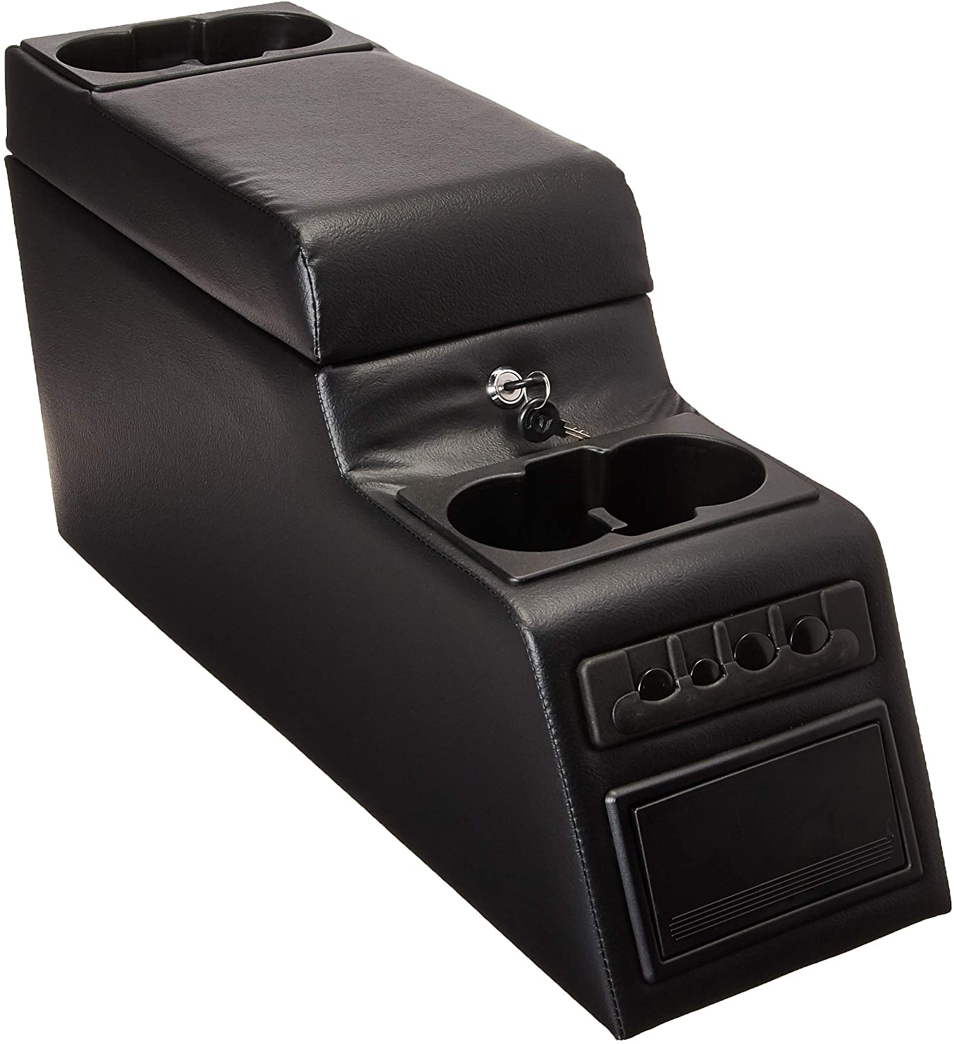 VDP 1976-1983 Jeep CJ-5 1976-1986 CJ-7 1981-1985 CJ-8 1987-1995 Wrangler YJ SUV Van Original Ultimate Locking Center Console Black 31501