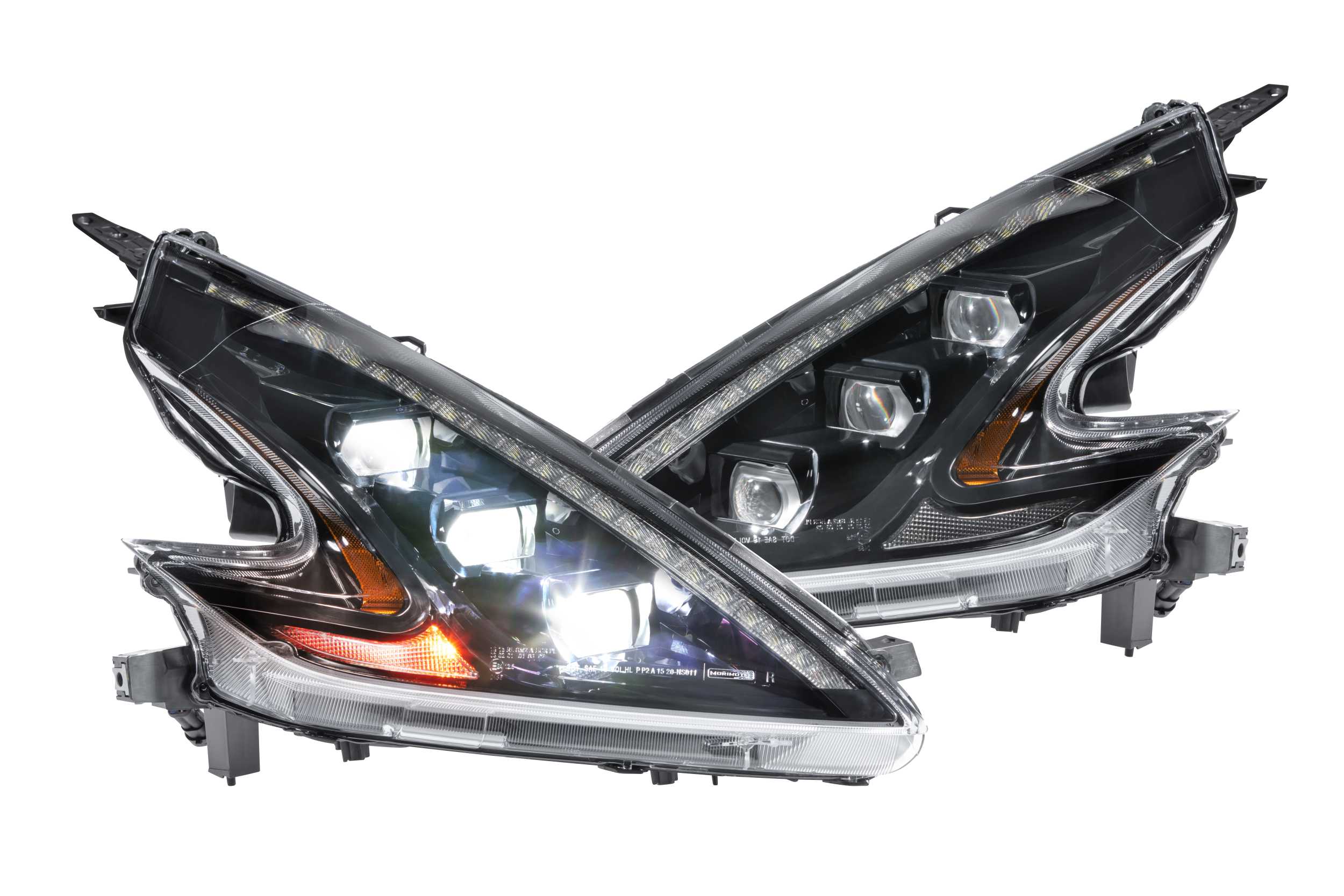 Morimoto 2009-2021 Nissan 370Z XB Led Headlights Pair ASM LHD LF474-ASM