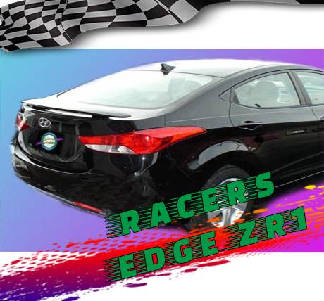 RacersEdgeZR1 2001-2003 Hyundai Elantra Custom Style ABS Spoilers RE14LM-18