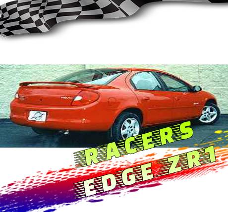 RacersEdgeZR1 2000-2001 Plymouth Neon 4dr Custom Style ABS Spoilers RE162N-0