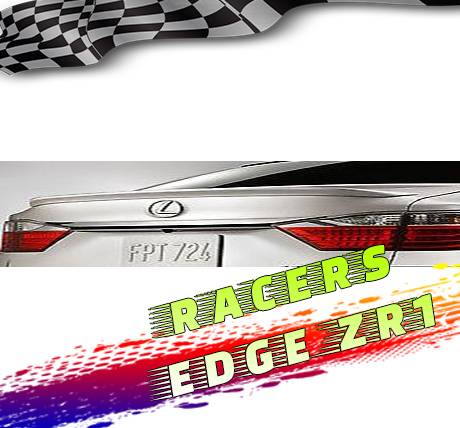 RacersEdgeZR1 2013-2016 Lexus ES 350 Factory Style ABS Spoilers RE350N-0