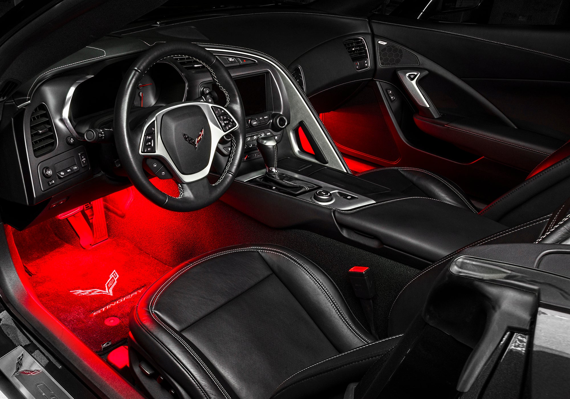 Oracle Lighting Jeep Wrangler JL Gladiator JT Ambient Pair 15" LED Strips Retail Pack RGB ColorSHIFT Footwell Kit 3805-333