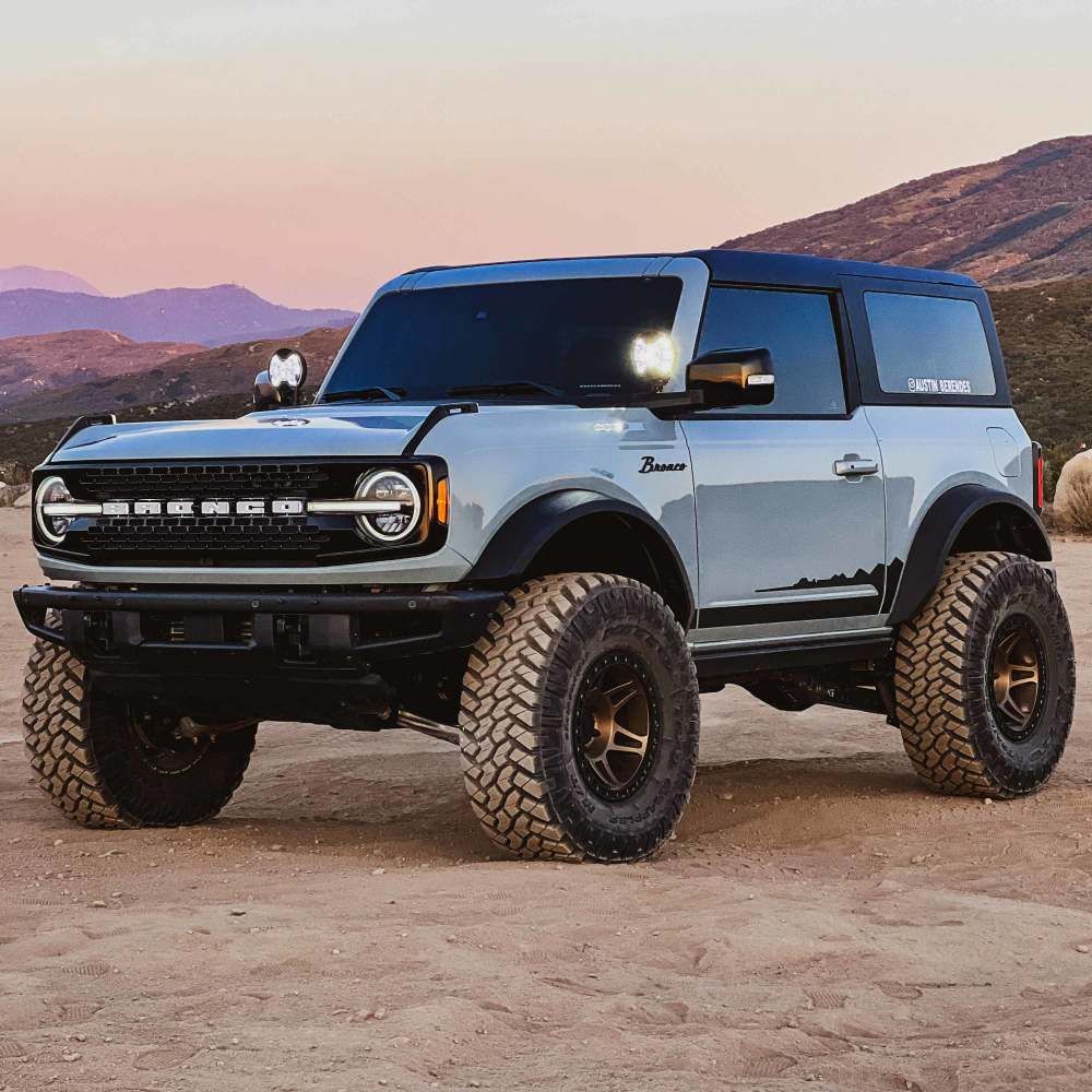 KC Hilites 2021-2024 Ford Bronco SlimLite LED 2-Light System Ditch Light Kit 97161