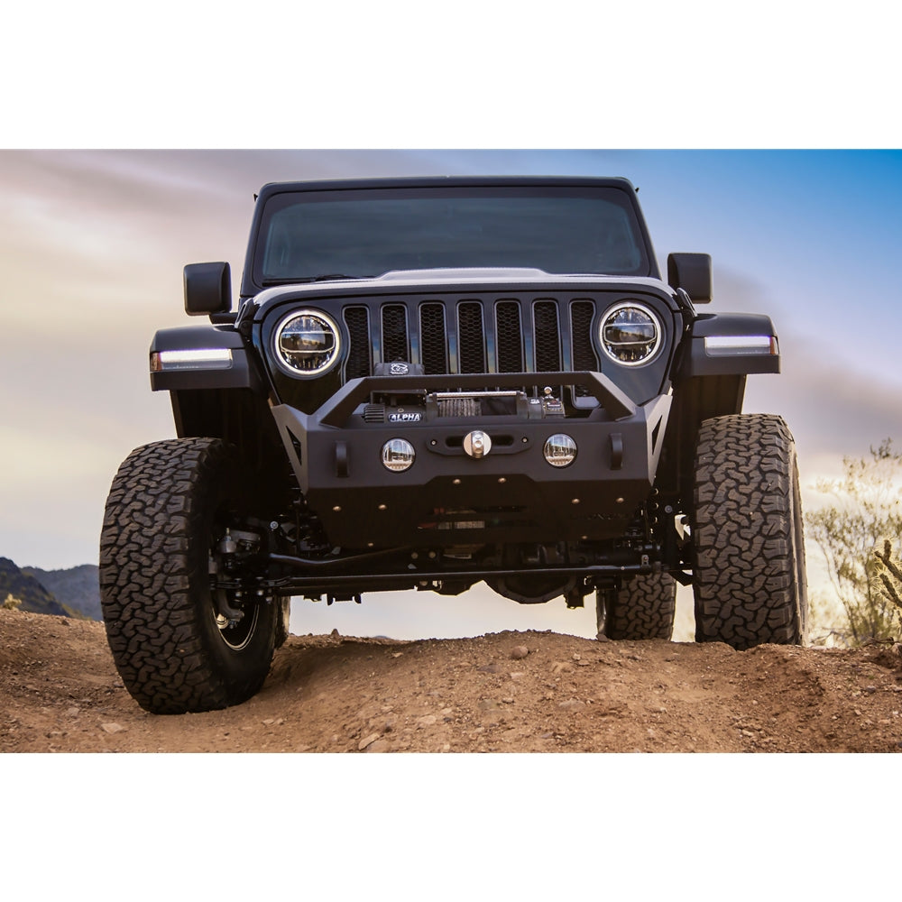 Raptor Series 2020-2023 Jeep Gladiator 2019-2023 Jeep Wrangler 2018 Jeep Wrangler JL Stubby Style Front Magnum RT Bumpers FBM22JPN-RT