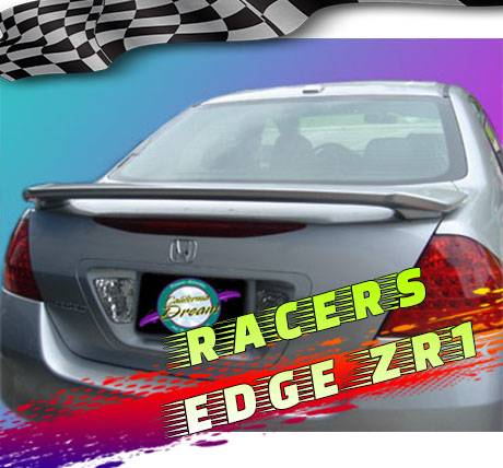 RacersEdgeZR1 2006-2007 Honda Accord 4dr OE Style ABS Spoilers RE604N-0