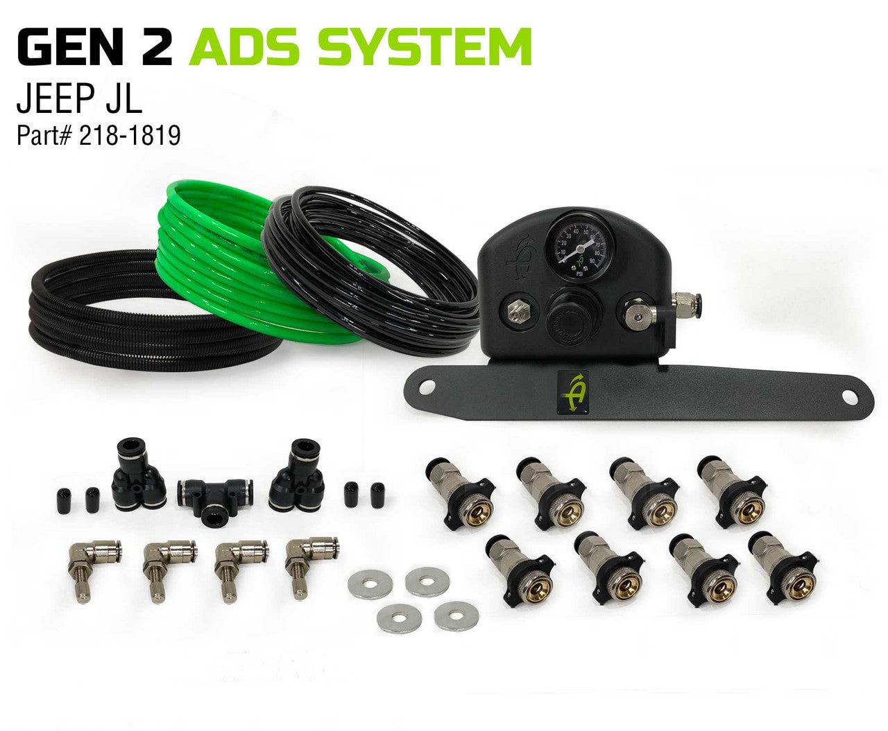 OVS 2018-2025 Jeep Wrangler JL JLU 4 Tire Inflation System Engine Bay Passenger Side 218-1819