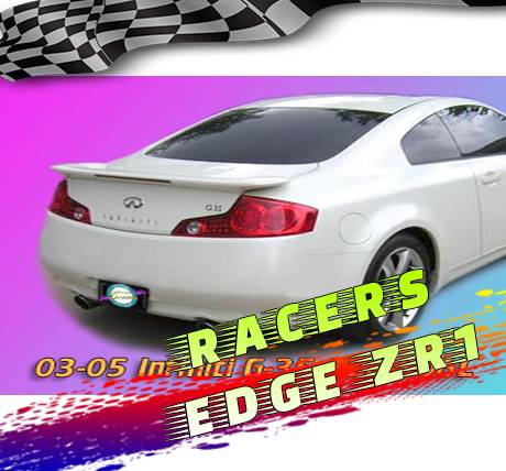 RacersEdgeZR1 2003-2005 Infiniti G35 2dr OE Style ABS Spoilers RE506L-0