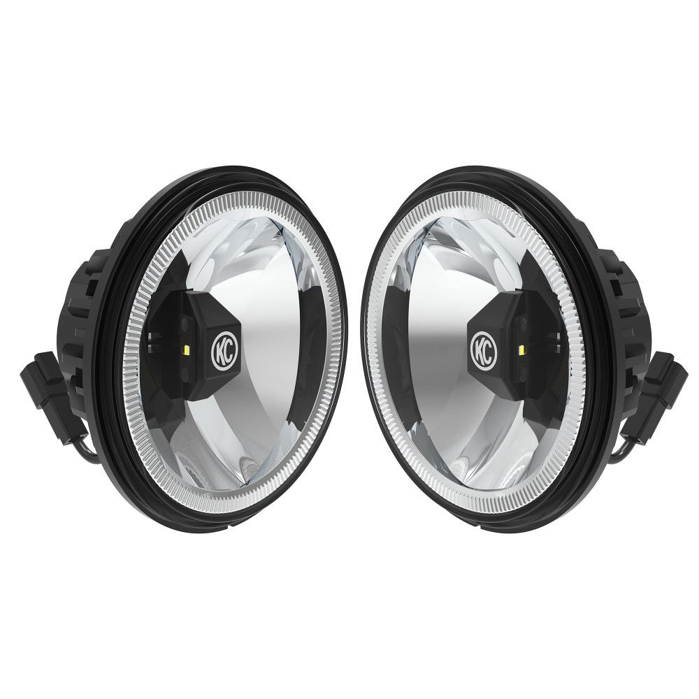 KC Hilites 6" Gravity LED G6 2 Light 20W Wide 40 Beam 42056