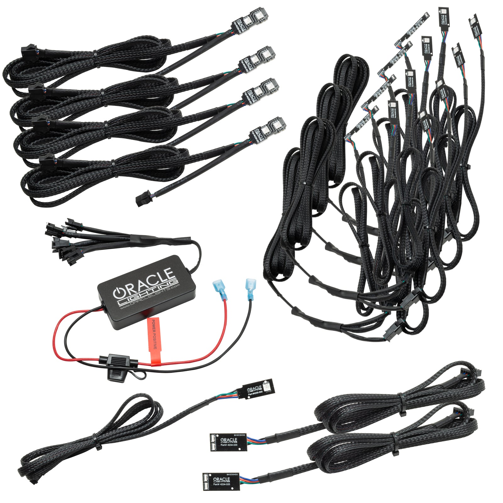 Oracle Lighting 2019-2024 Dodge RAM Complete Interior Ambient Lighting ColorSHIFT RGB Conversion Kit 4235-333